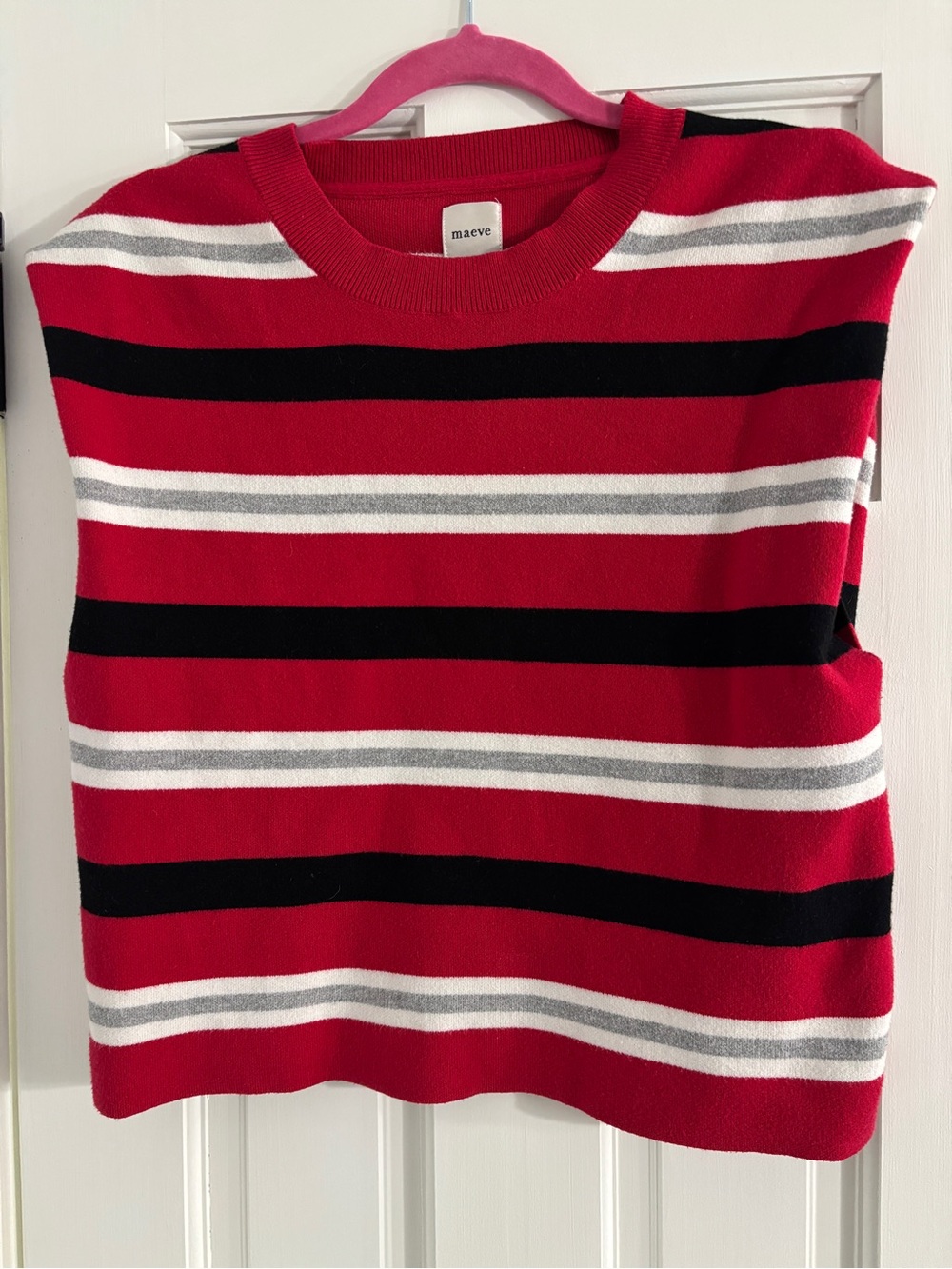 Maeve striped sweater tank - size M